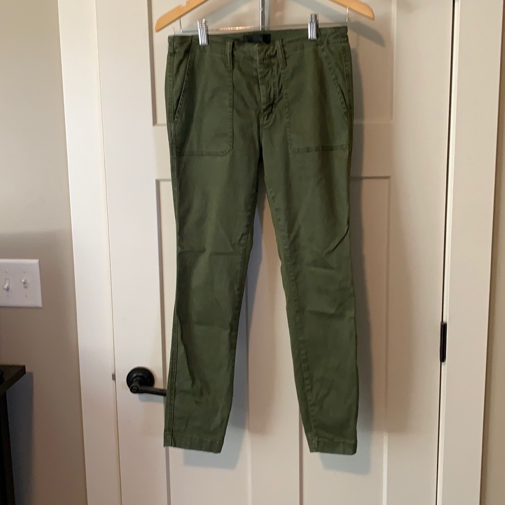 JCrew Amry Green Skinny Pants